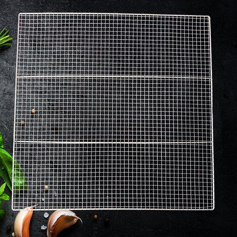 Barbecue Grid Mesh Plate Barbecue Net Rack Oven Household Barbecue Iron ...