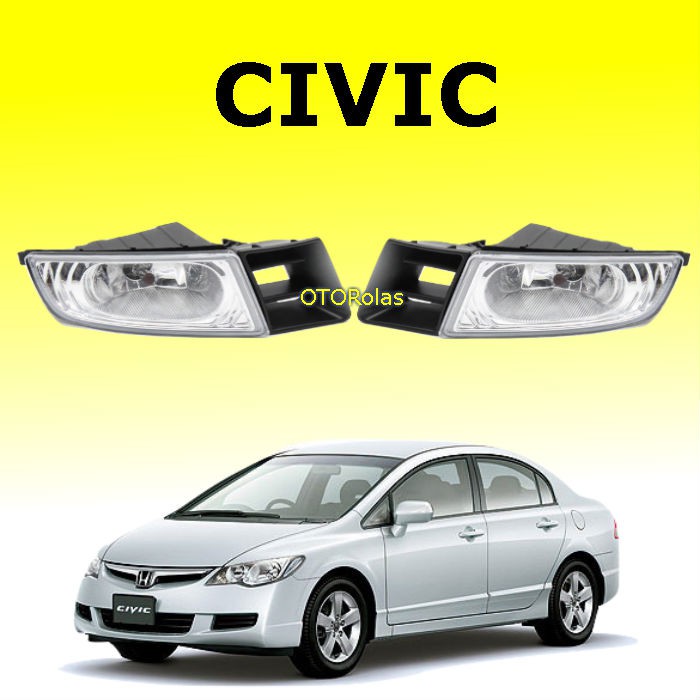 Fog Lamp Fog Lamp Honda Civic Fd 1 2006 2007 2008 Fog Lamp Bumper Front Bumper Shopee Singapore