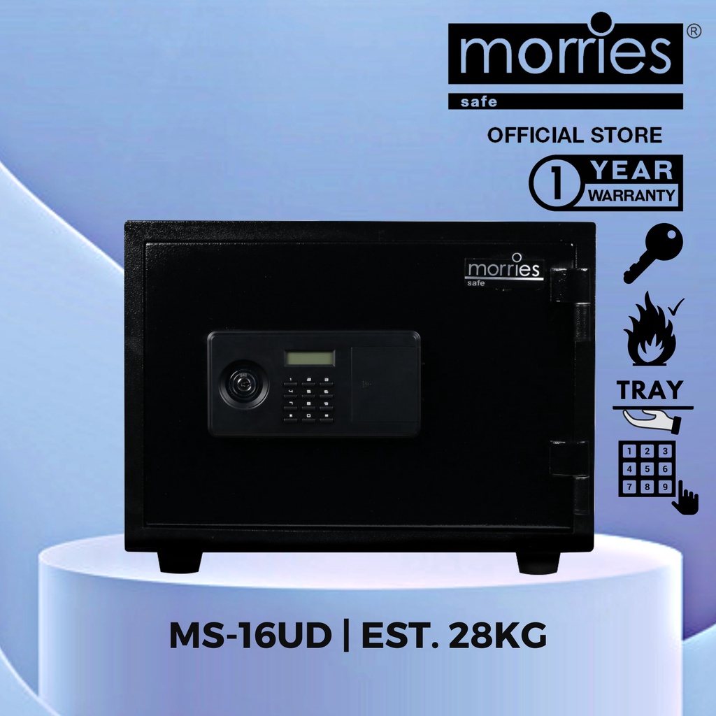 Morries MS16UD [MS16UD] Digital Fire Resistant Safe Box Shopee Singapore
