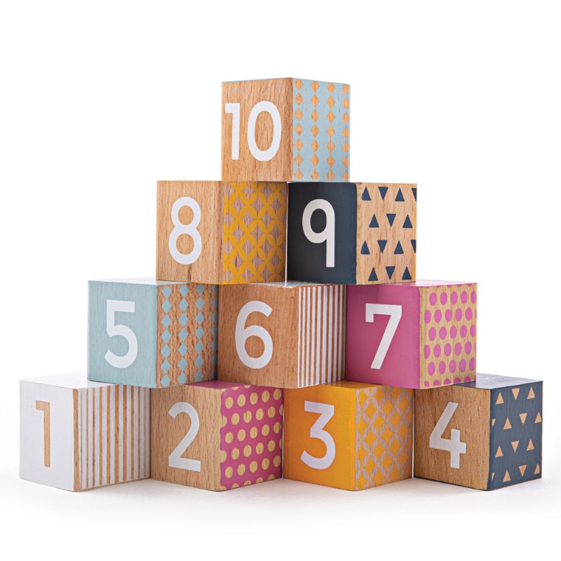 Bigjigs Toys Wooden Number Blocks | Shopee Singapore