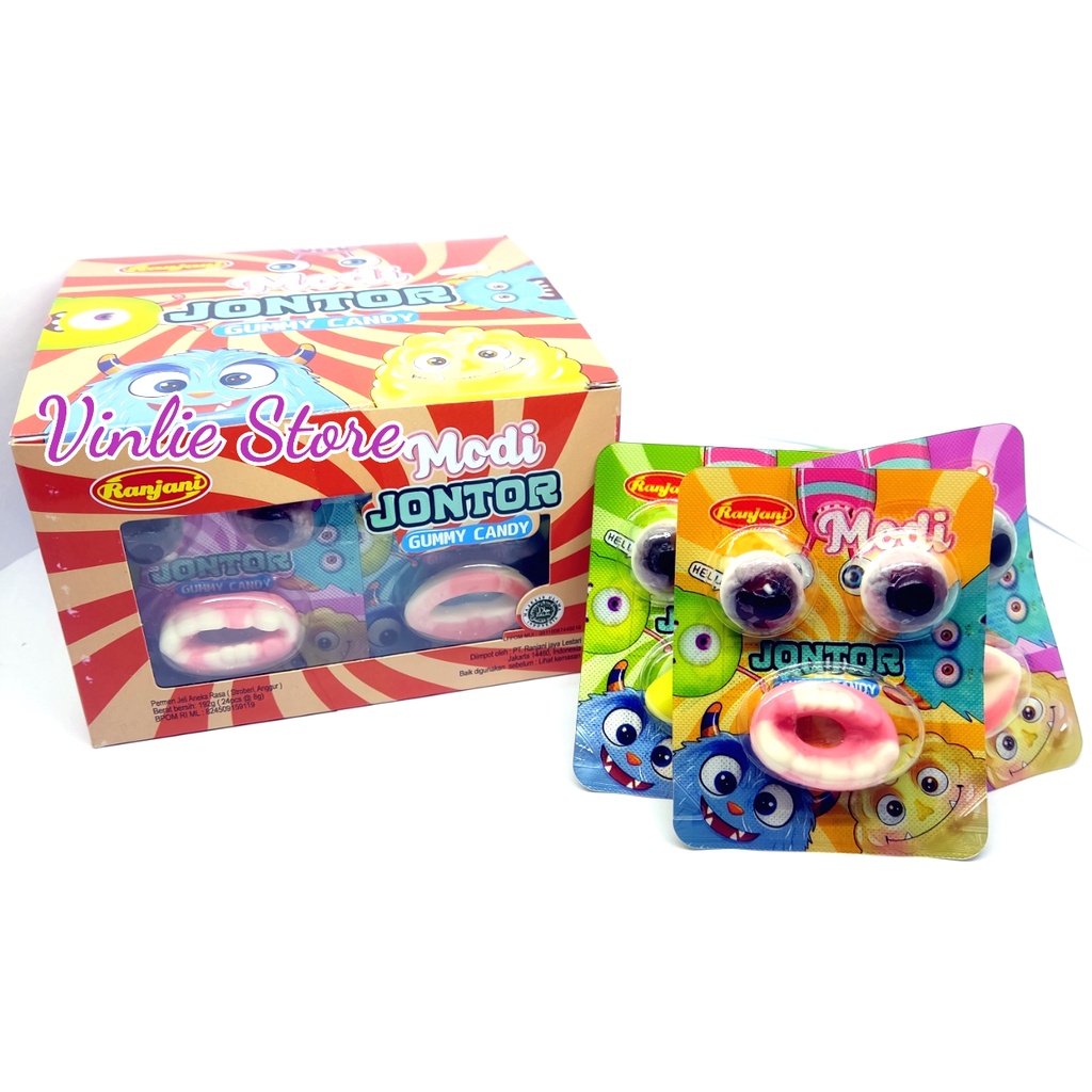 DELICIOUS Candy Modi Jontor Gummy Candy 1 PACK CONTAINS 24 PCS viral ...