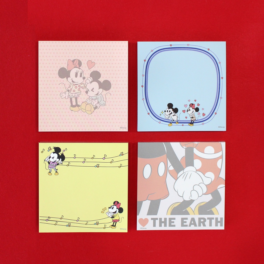 Disney Mickey Minnie Memo pad 1 pcs 100 sheets / School Office ...