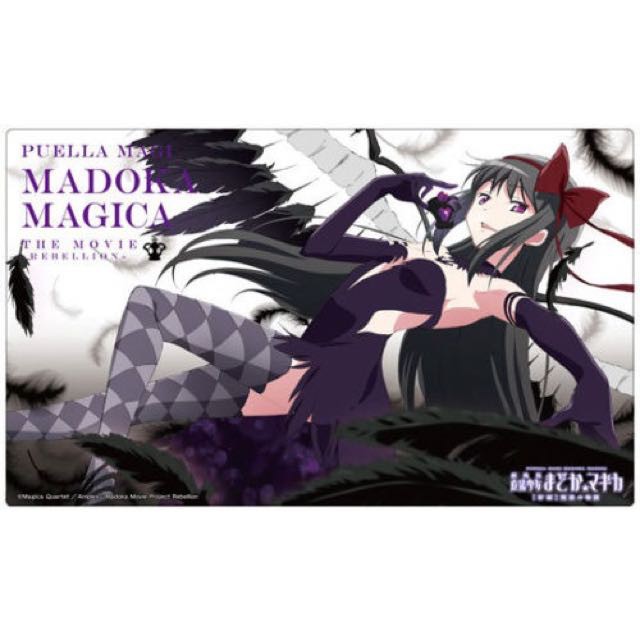 Puella Magi Madoka Magica Homura Akemi, Kyuubey RGB LED Mouse Pad (Des