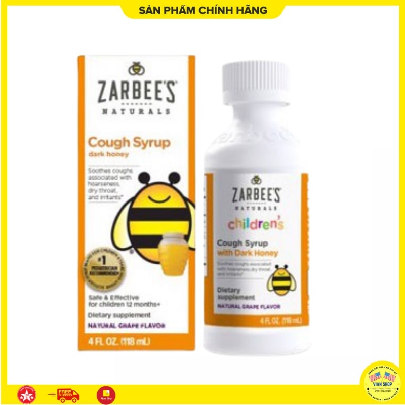Zarbee Cough Syrup Siro For Children From 112 Years Old Is Genuine Usa