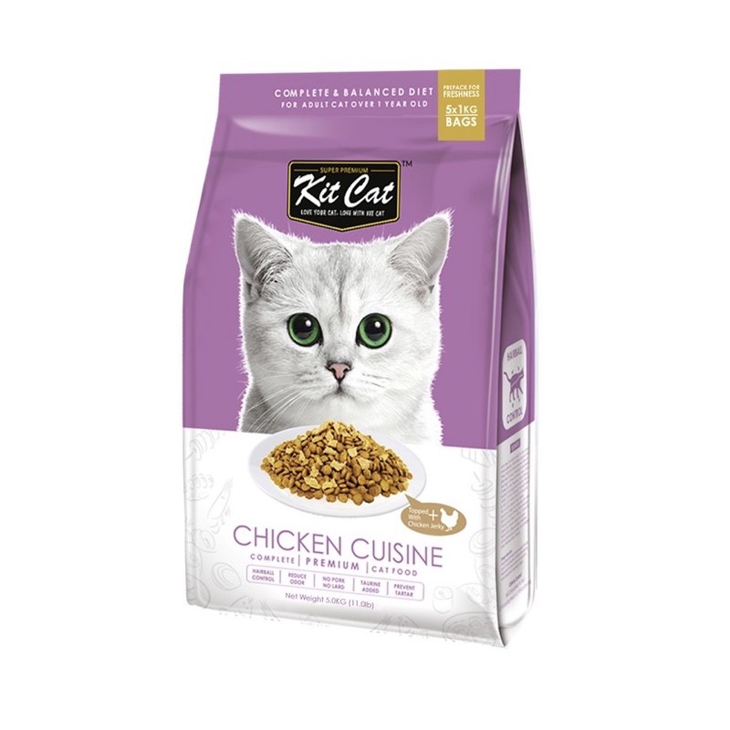 5 kg Kit Cat Super Premium Dry Cat Food (5 x 1kg) | Shopee Singapore