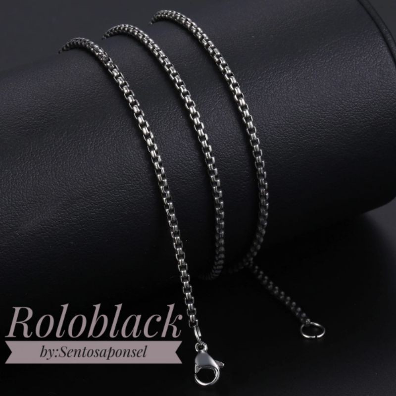 Mens black deals titanium necklace