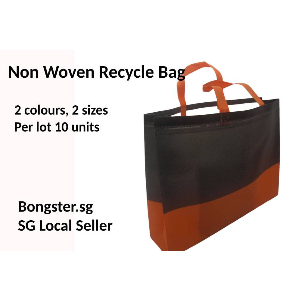 Non Woven Recycle gift bags 10 units per set Shopee Singapore