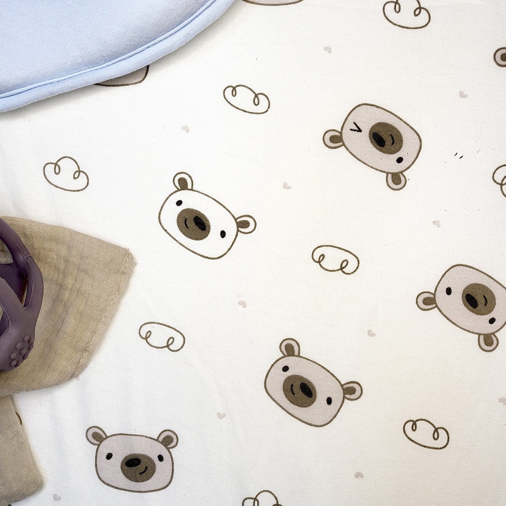 Cubble Extra Soft and Breathable Jersey / Jacquard Organic Cotton Crib ...