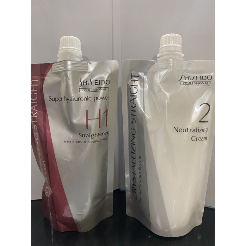 Shiseido crystallizing straight cream h1 and h2 store