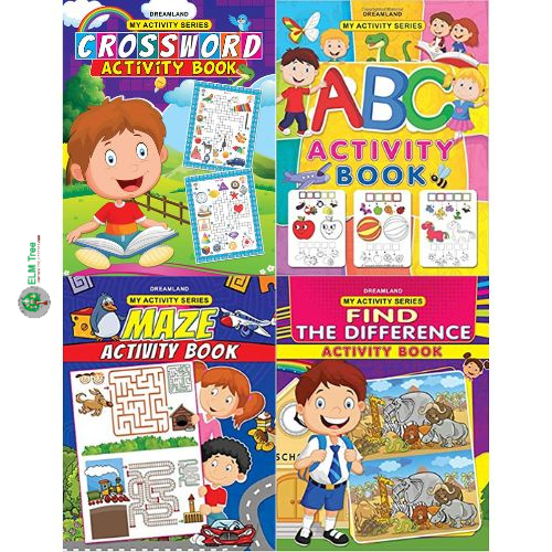 My Activity Series Crossword/Find the Difference/Maze/ABC Activity