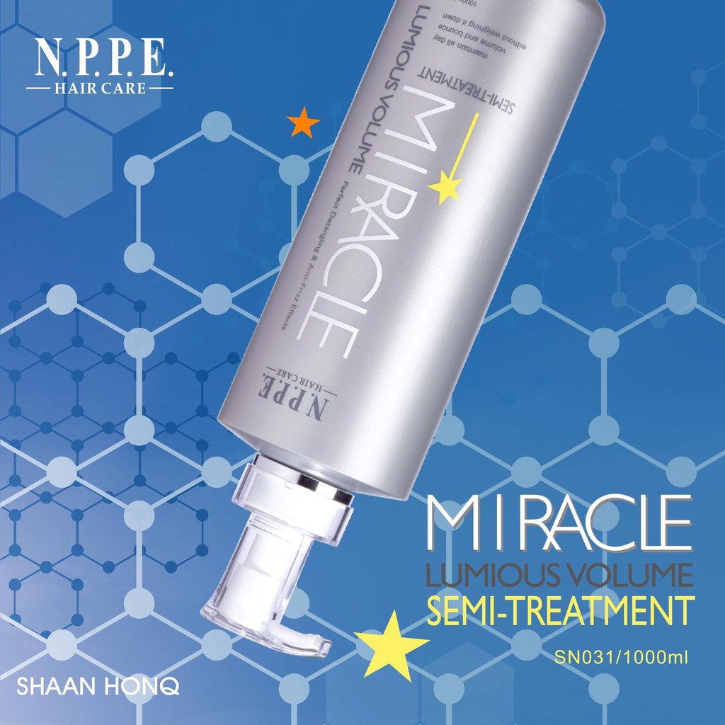 Miracle Lumious Volume Semi treatment 1000ml | Shopee Singapore