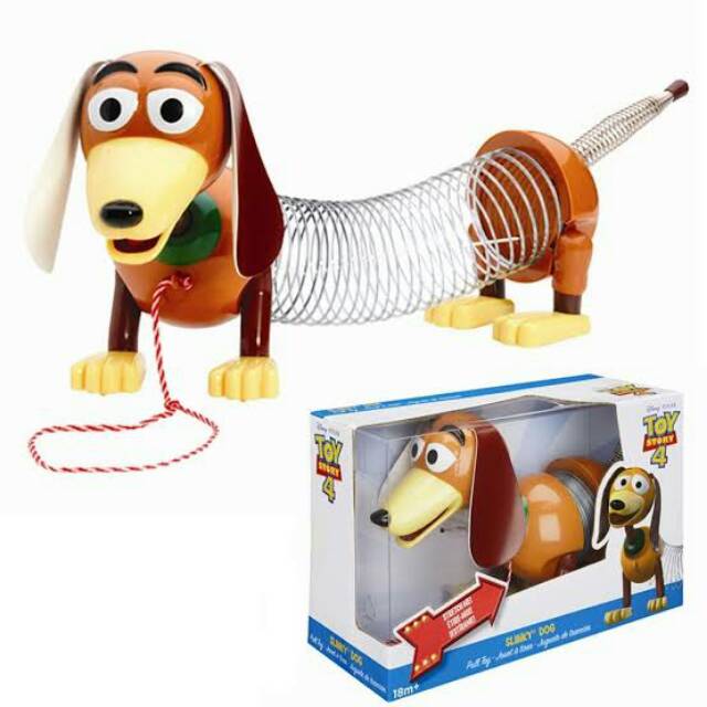 Disney Pixar Toy Story 4 Slinky Dog Pull Stretches Talking Figure ...