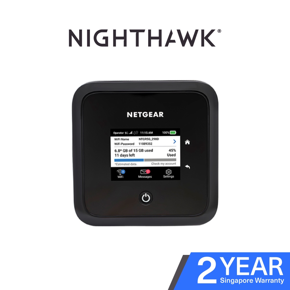 NETGEAR Nighthawk (MR5200) M5 Mobile Router with WiFi 6 – Ultrafast 5G ...