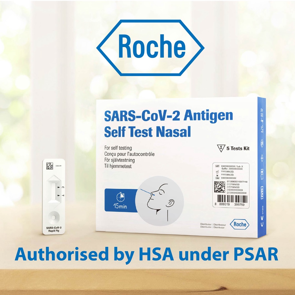 SG Ready Stock 10 Test Kits Roche SD Biosensor SARSCoV2 Antigen