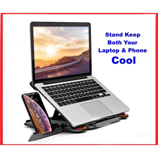 ICE COOREL E5 Laptop Cooler Notebook Cooling Pad 8 Gear Stand Lift ...