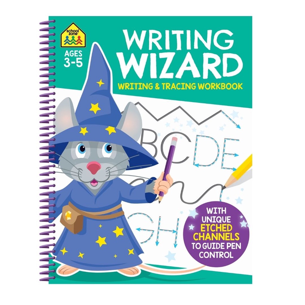 School Zone Writing Wizard Tracing and Writing Book (Hinkler) | Shopee ...