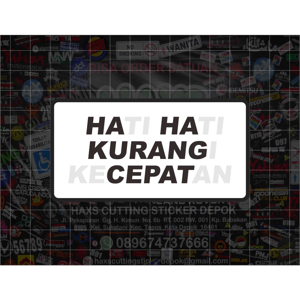 Cutting Sticker Haha Less Quickly | Shopee Singapore