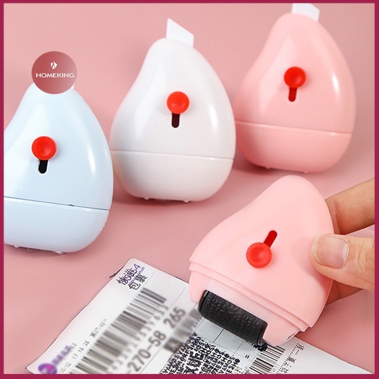 KING Security Stamp Roller Privacy Cover, Portable Selfinking Identity