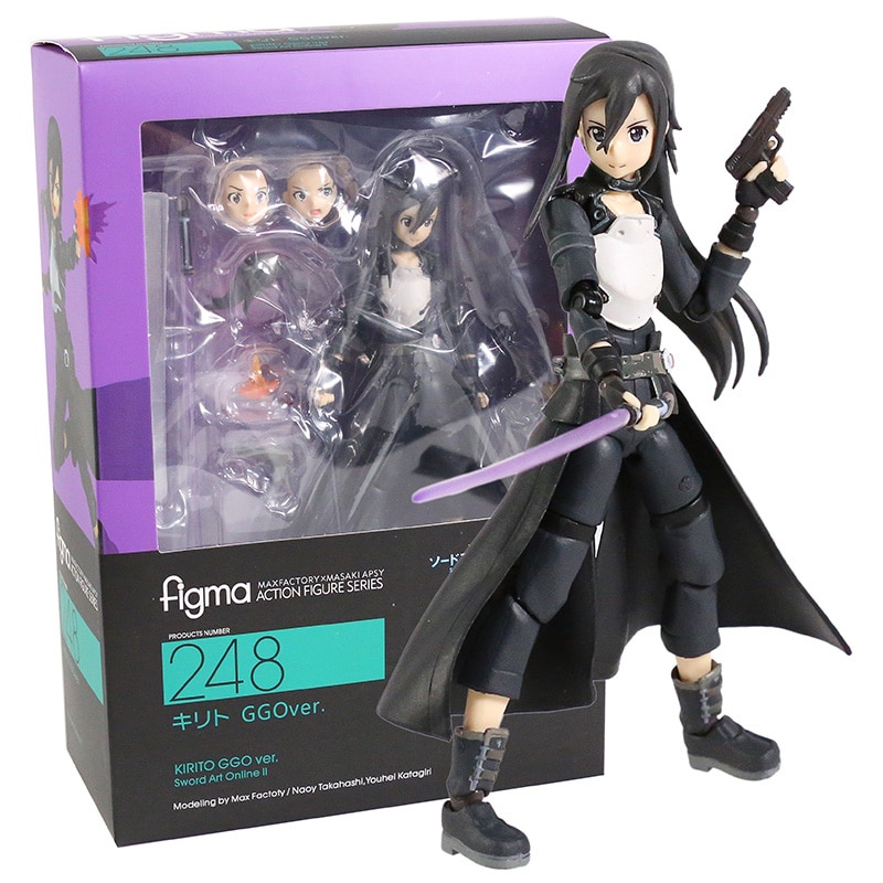 Figma Sword Art Online Kirito 174 248 Asuna 178 Sinon 241 ABS/PVC