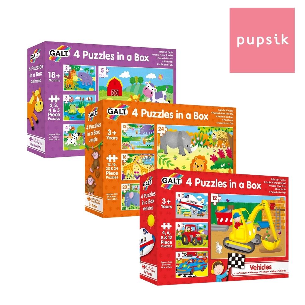 Galt Toys 4 Puzzles in a Box - 5 Types | Shopee Singapore