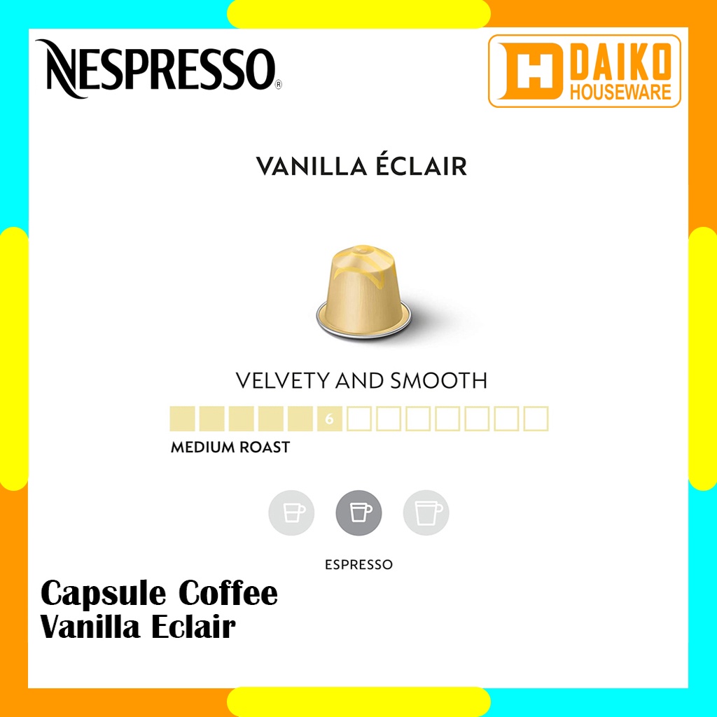 Capsule Nespresso Vanilla Eclair Original Nestle 1pack Coffee Barista