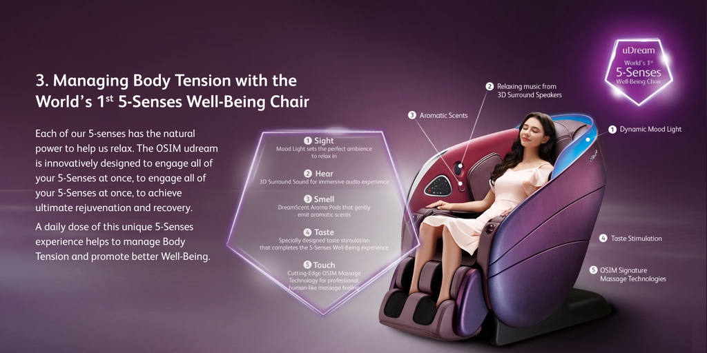 OSIM uDream Pro Well Being Chair Shopee Singapore