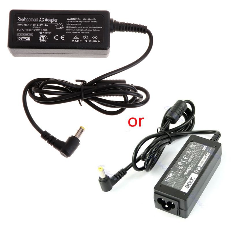 Power Supply 30W AC Adapter 19V 1.58A Battery Charger For Acer Aspire ...