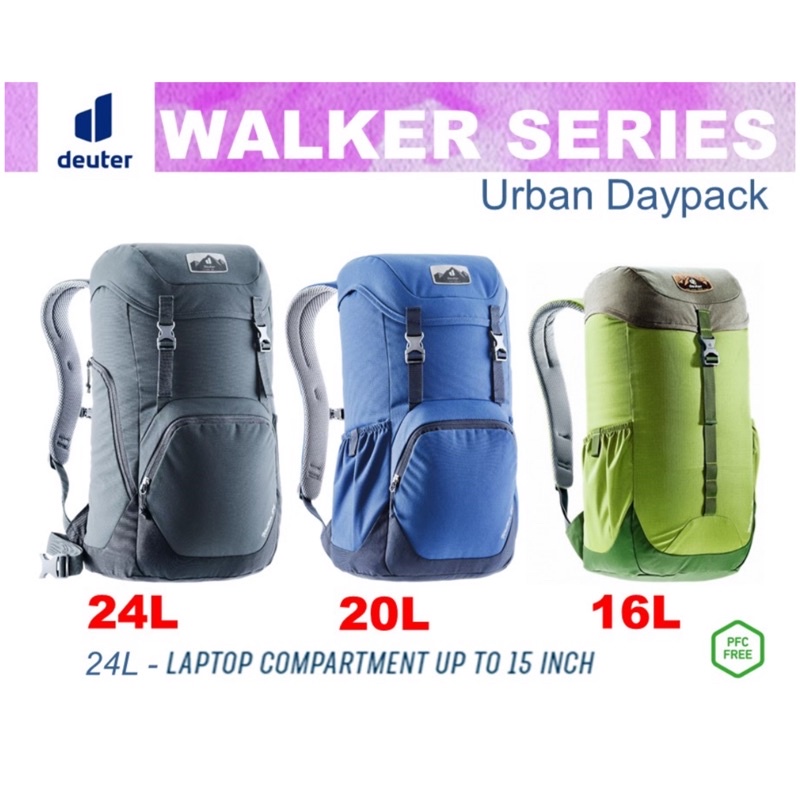 💢2025💢 Deuter 16L - 28L Urban Backpack School Bag WALKER | GOGO
