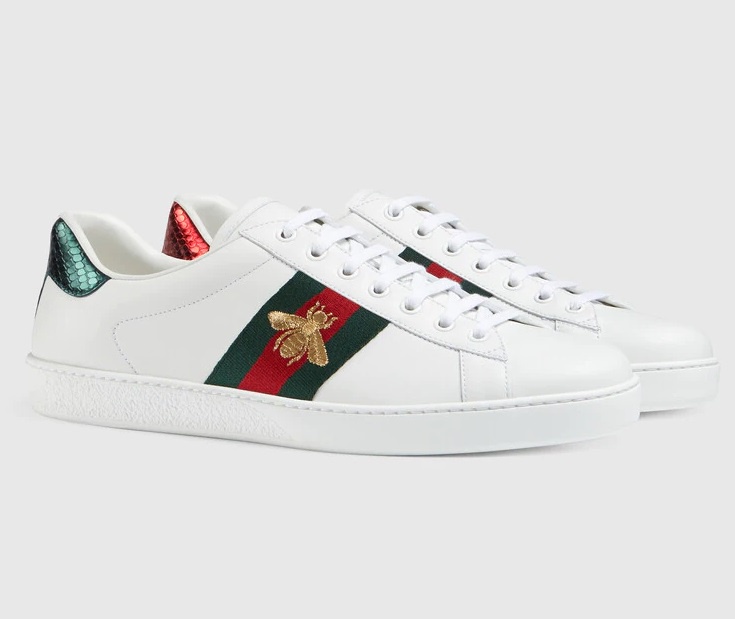 gucci white trainers