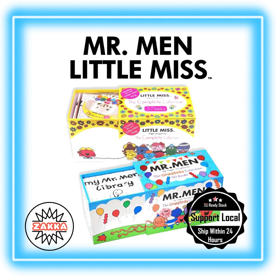 Ready Stock] Mr Men and Little Miss Complete Box Set Collection