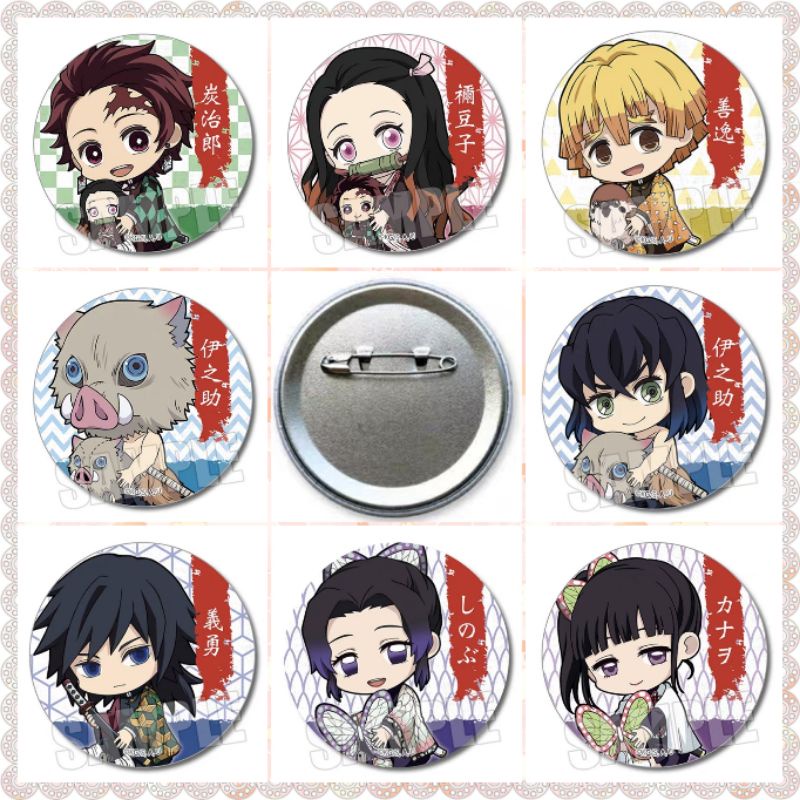 Anime Demon Slayer Kimetsu no Yaiba Shinobu Giyu Tanjiro Nezuko Zenitsu ...