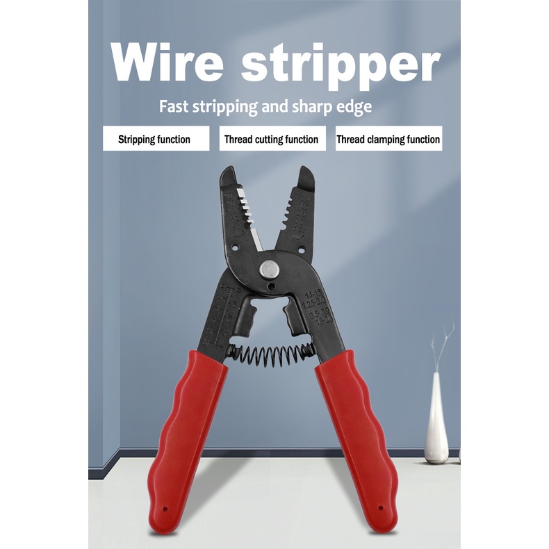 (Ready Stock)New wire stripping pliers with ruler design and terminal