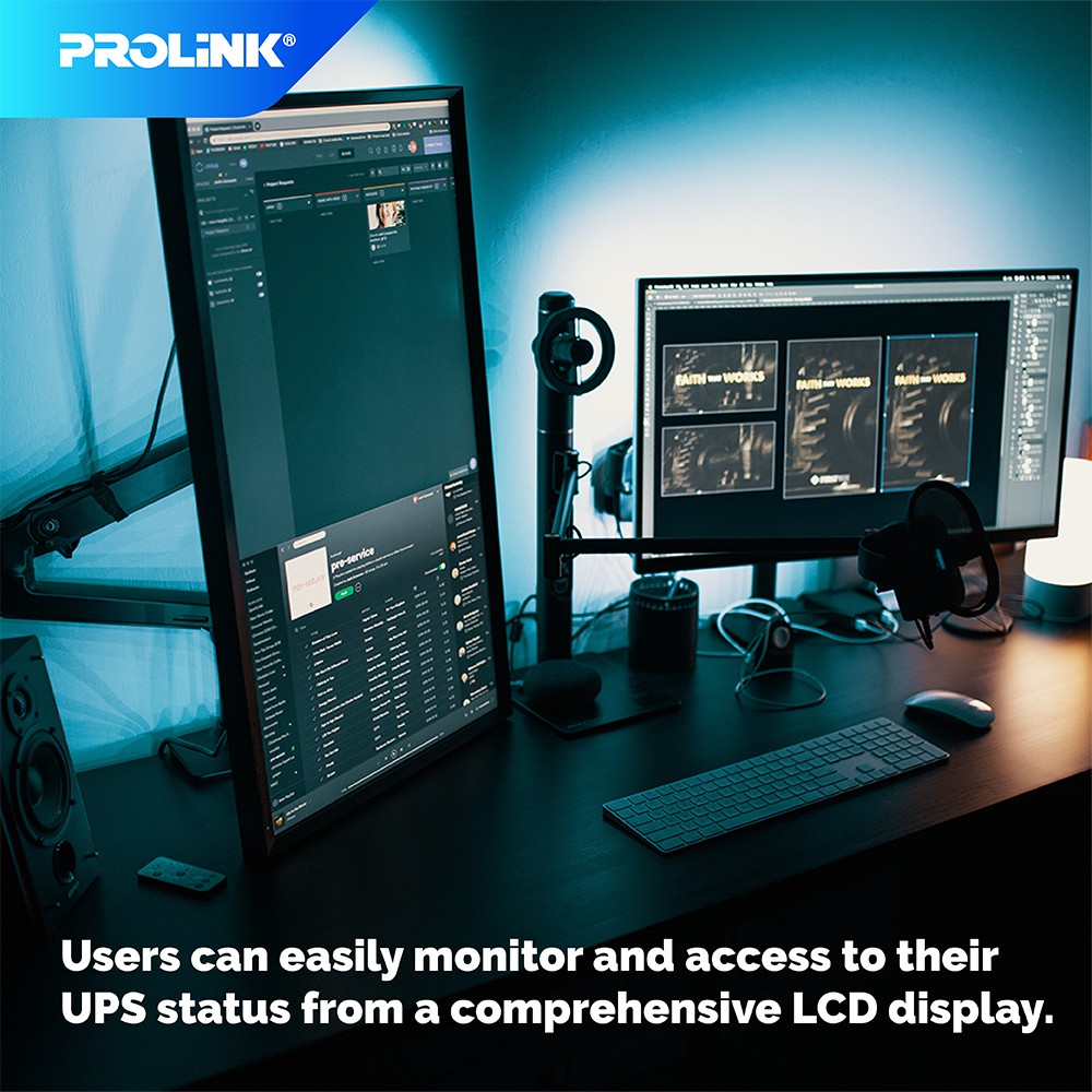 UPS Online PROLINK PRO802QS Master II Series (1P/1P) 2000VA - Gambar 3