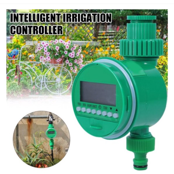 System Watering Timer Sprinkler Automatic Sprinkler Digital Water Timer ...