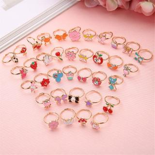 Girls on sale adjustable rings