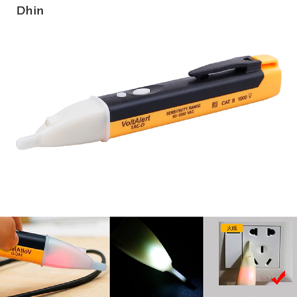 [Dhin] Noncontact Test Pencil 1ACD UltraSafe Induction Electric Pen