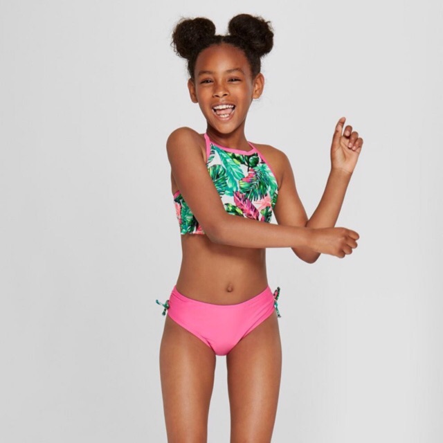 Child clearance modeling swimwear