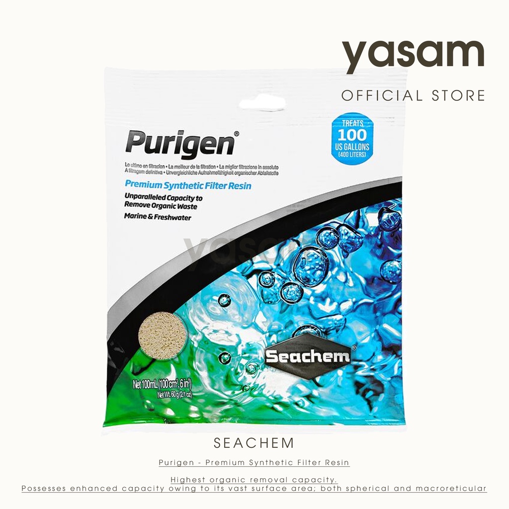 SEACHEM - Purigen Sachet (Best water clarifier filter media) | Shopee ...