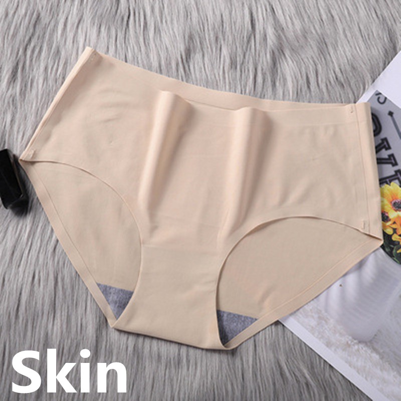 Rhian Women's ice silk Underwear Sexy T-back Seamless Panties G-Strings Plus  size panty
