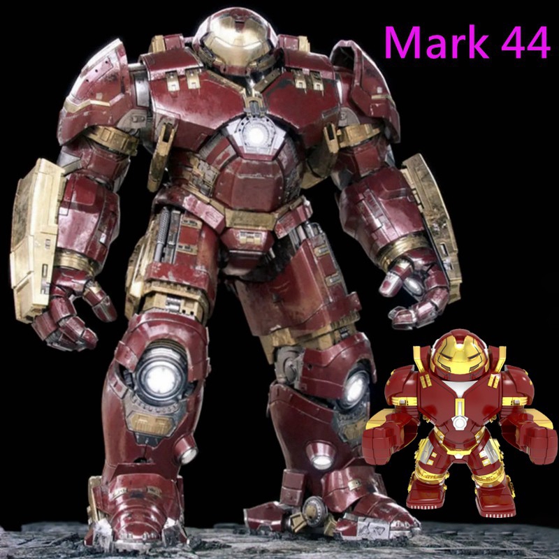 Compatible with Lego Minifigures Marvel Superhero Iron Man HulkBuster ...