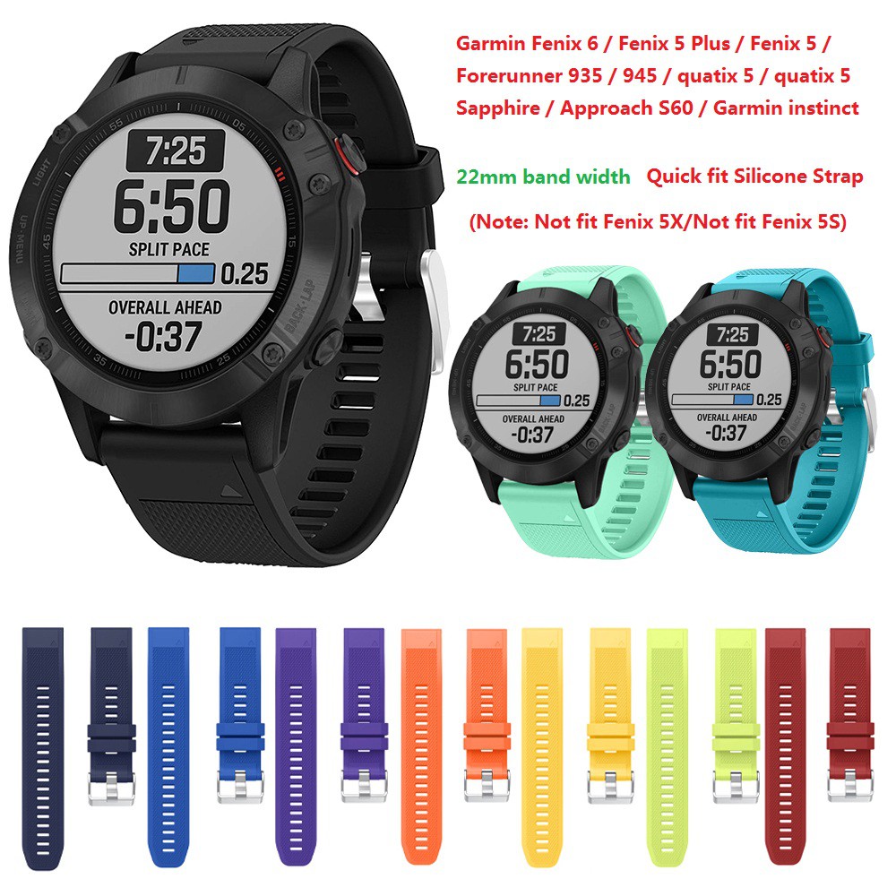 Garmin fenix 5 hot sale with leather band