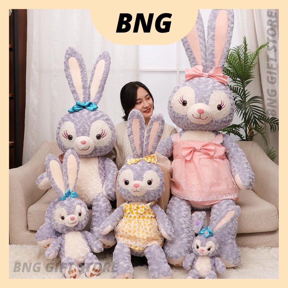 The Cutest Rabbit Doll 50cm/70cm/90cm Cute Stellalou Push Toys Purple ...