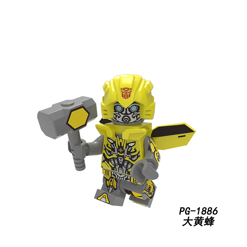 Transformers Minifigures Building Blocks Kids Toys Bumblebee Optimus Prime Drift PG8215 Shopee Singapore