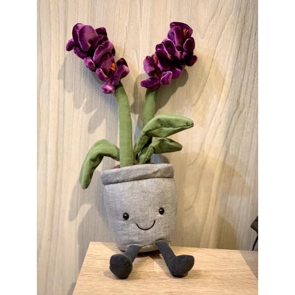 Jellycat Amuseable Orchid Cream, Purple Stuffed Soft Plush Toy