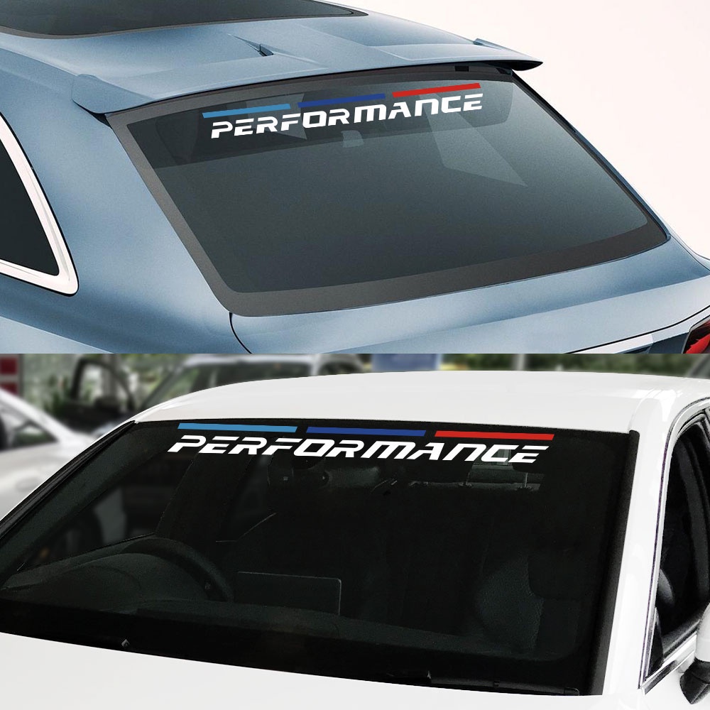 《READY STOCK》1pcs Car Front Rear Windshield Sun Shade Sticker For BMW