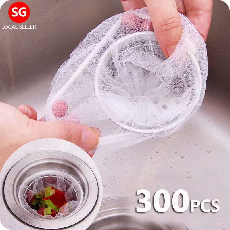 🇸🇬【SG stock】500pcs Kitchen Sink Drain Filter Net Anti-clog Sink Drain ...