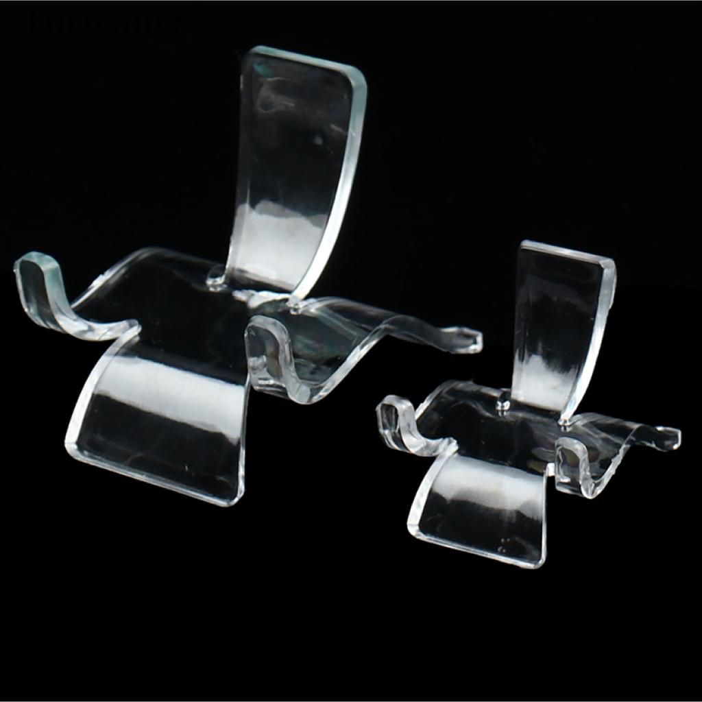 [encounter] 2pcs acrylic shelf stones Crystal cluster stand Mineral specimen display holder [HOT SALE]