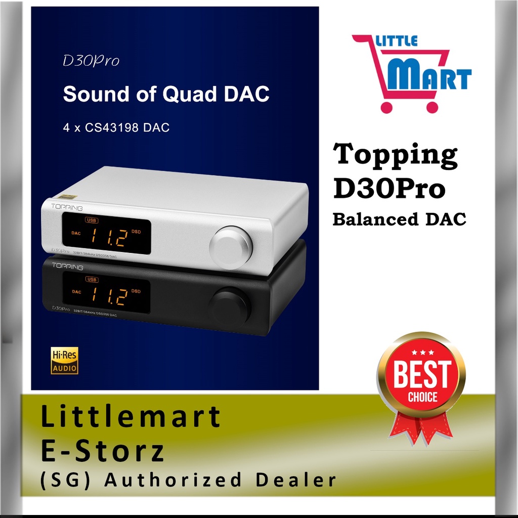 DAC Topping D30Pro-Black 尊い