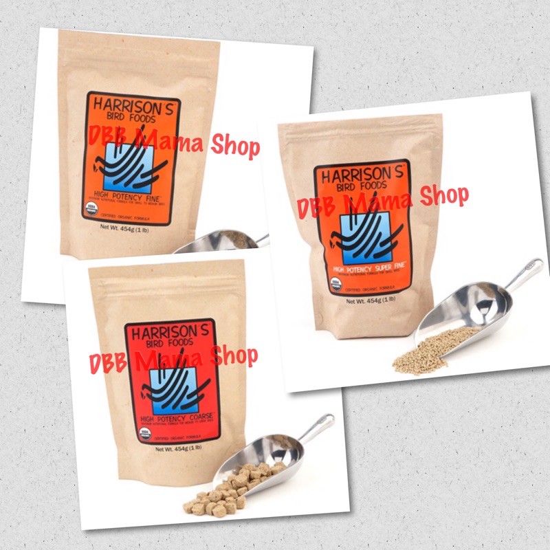 Harrison's Organic Bird Food High Potency 1lb Bird Feed Shopee Singapore