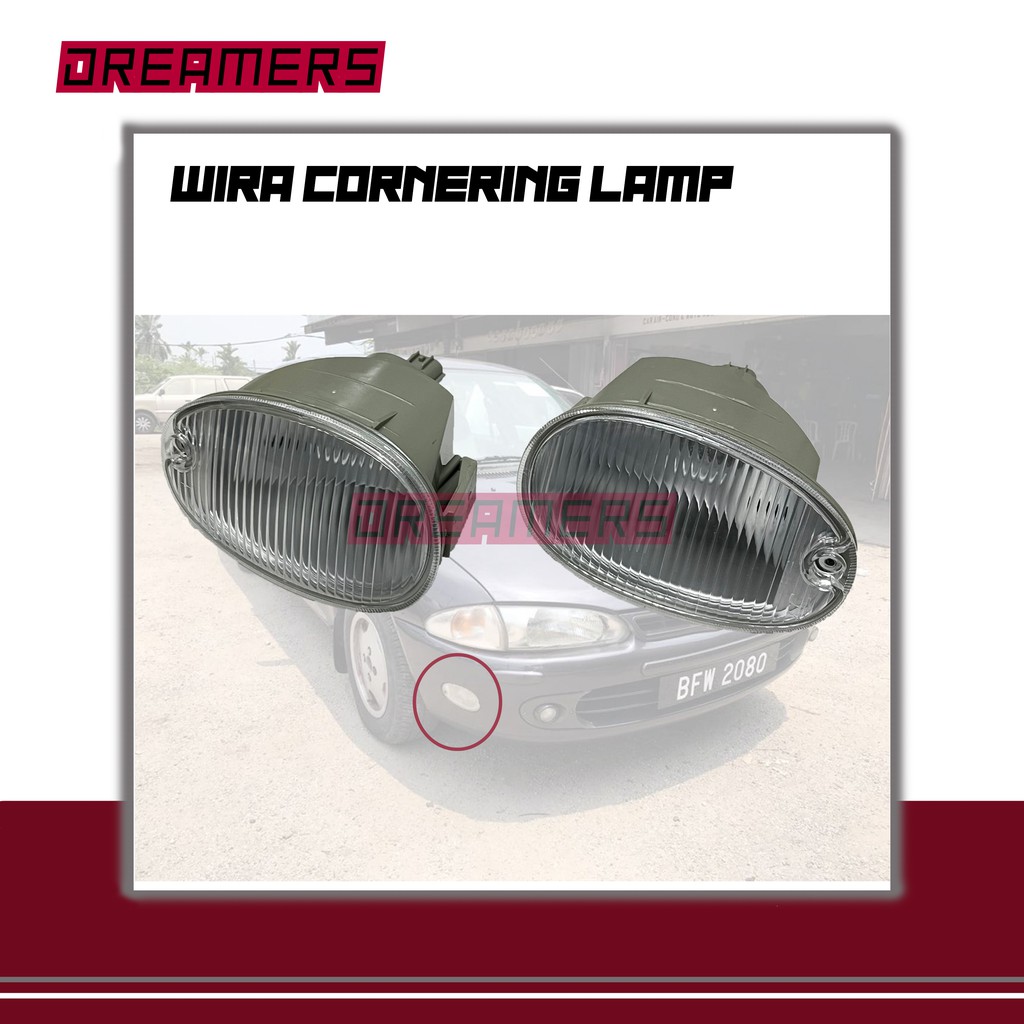 PROTON WIRA Cornering Lamp / Bumper Fog Lamp / Lampu Tepi Bumper Kereta